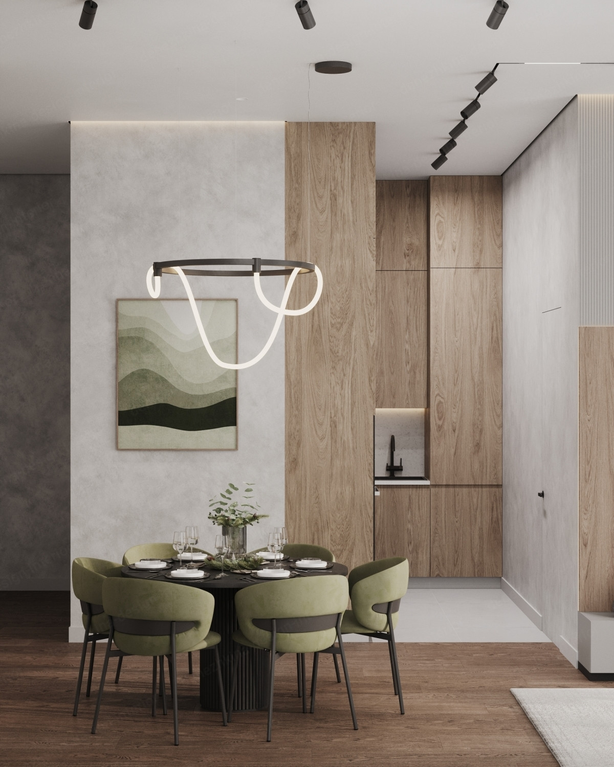 Дизайн проект 3 комнатной квартиры - ЖК ЗИЛАРТ