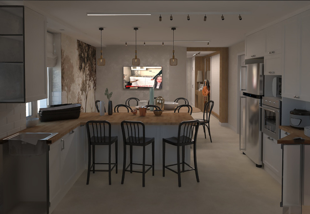 сложная геометрия комнаты