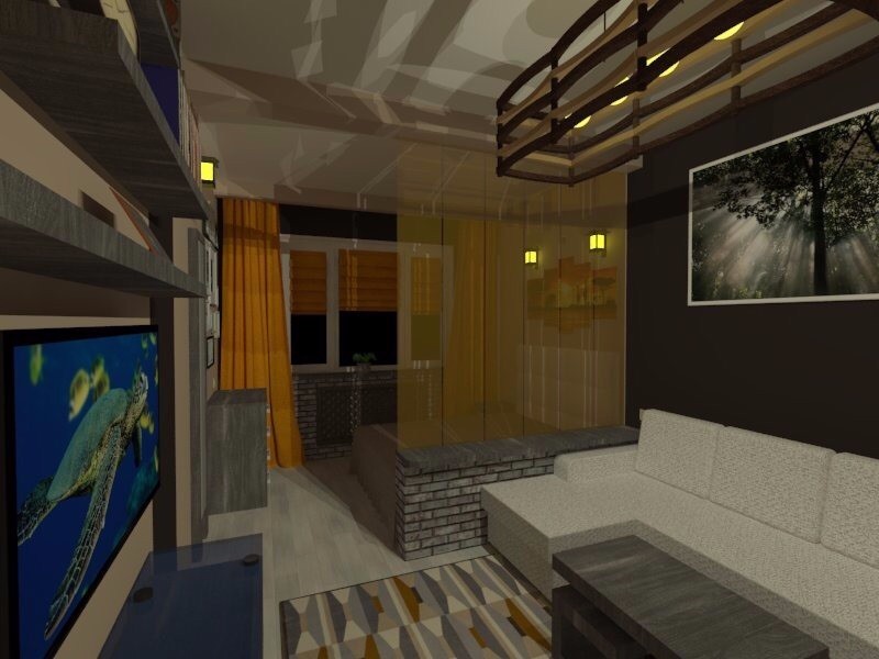 Технический дизайн маленькой квартиры