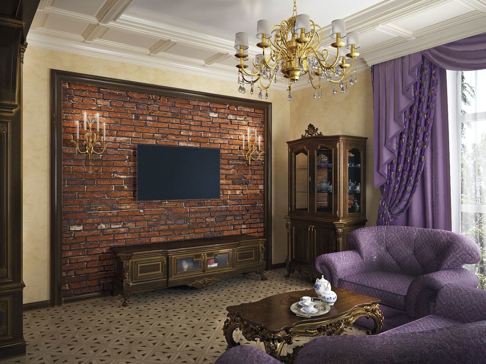 Обложка проекта: Интерьер гостиной в классическом стиле