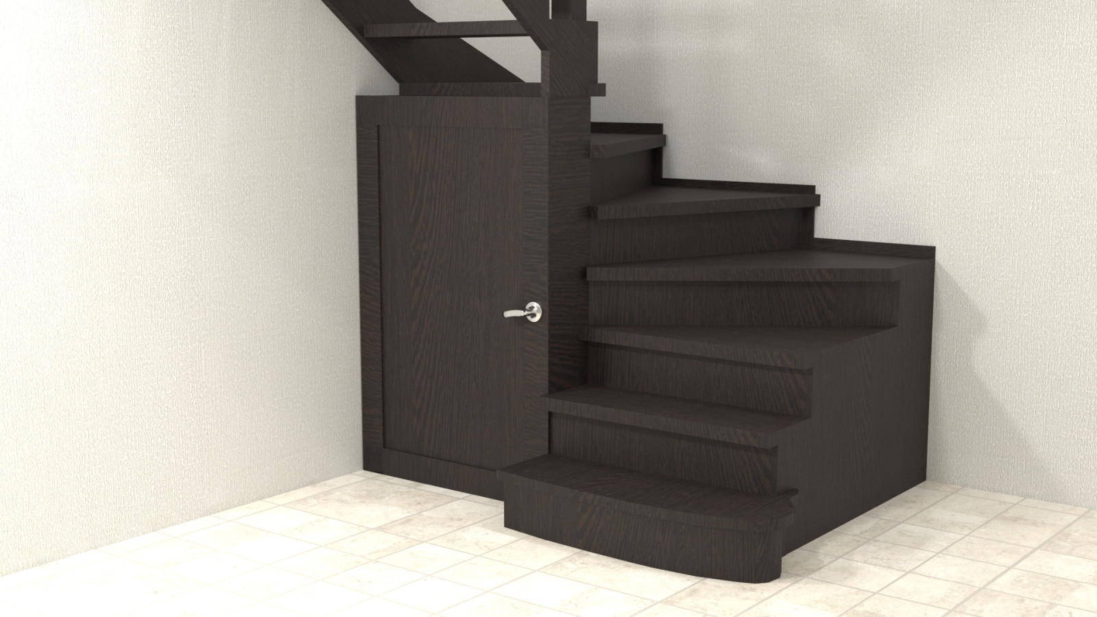 Обложка проекта: Черная лестница в доме