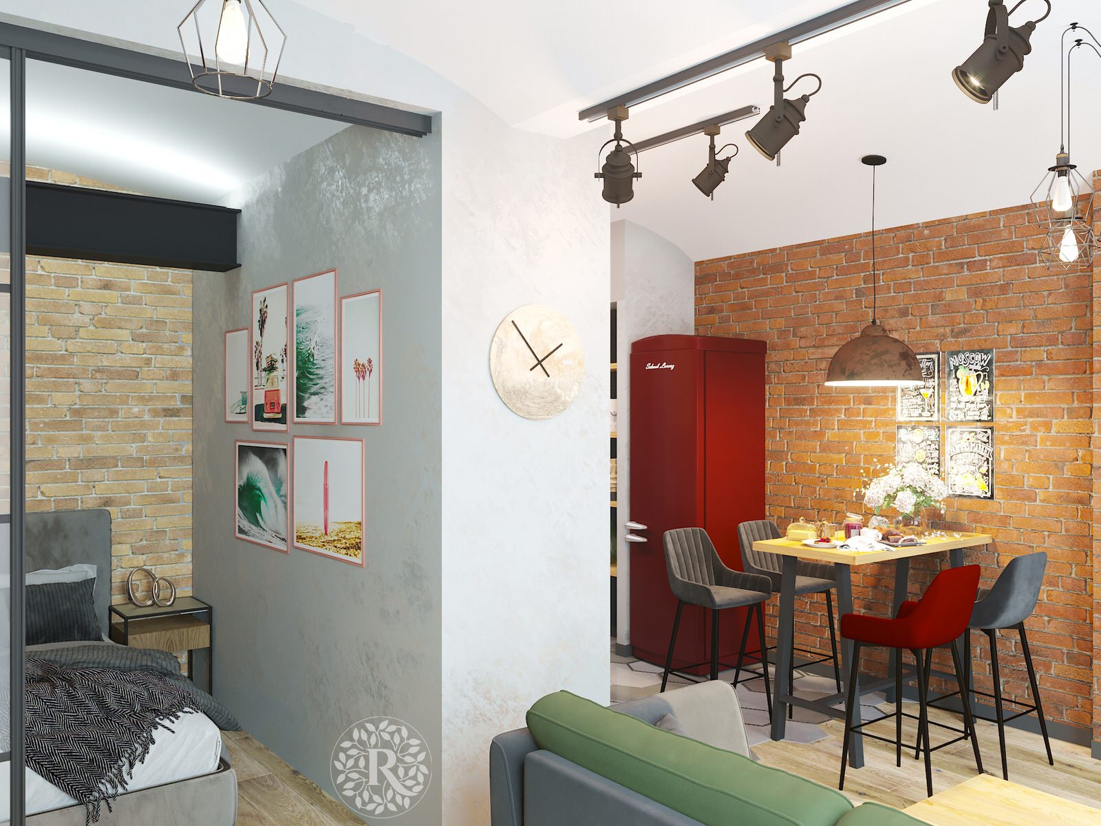 Апартаменты в стиле лофт в Москве