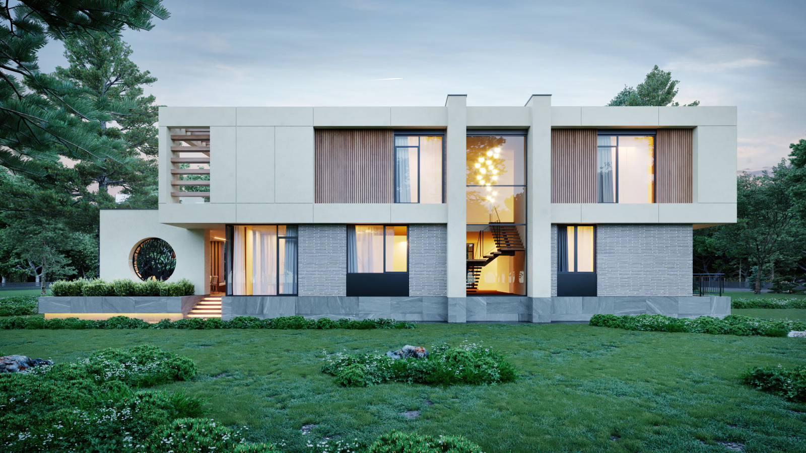 Проект индивидуального жилого дома и бани в СНТ "Ветеран"