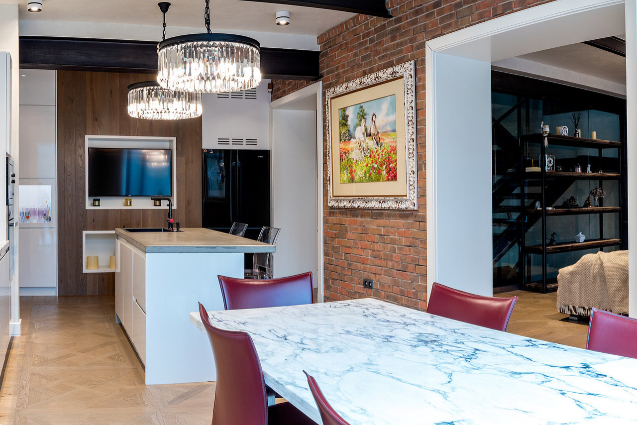 Дуплекс с элементами лофта