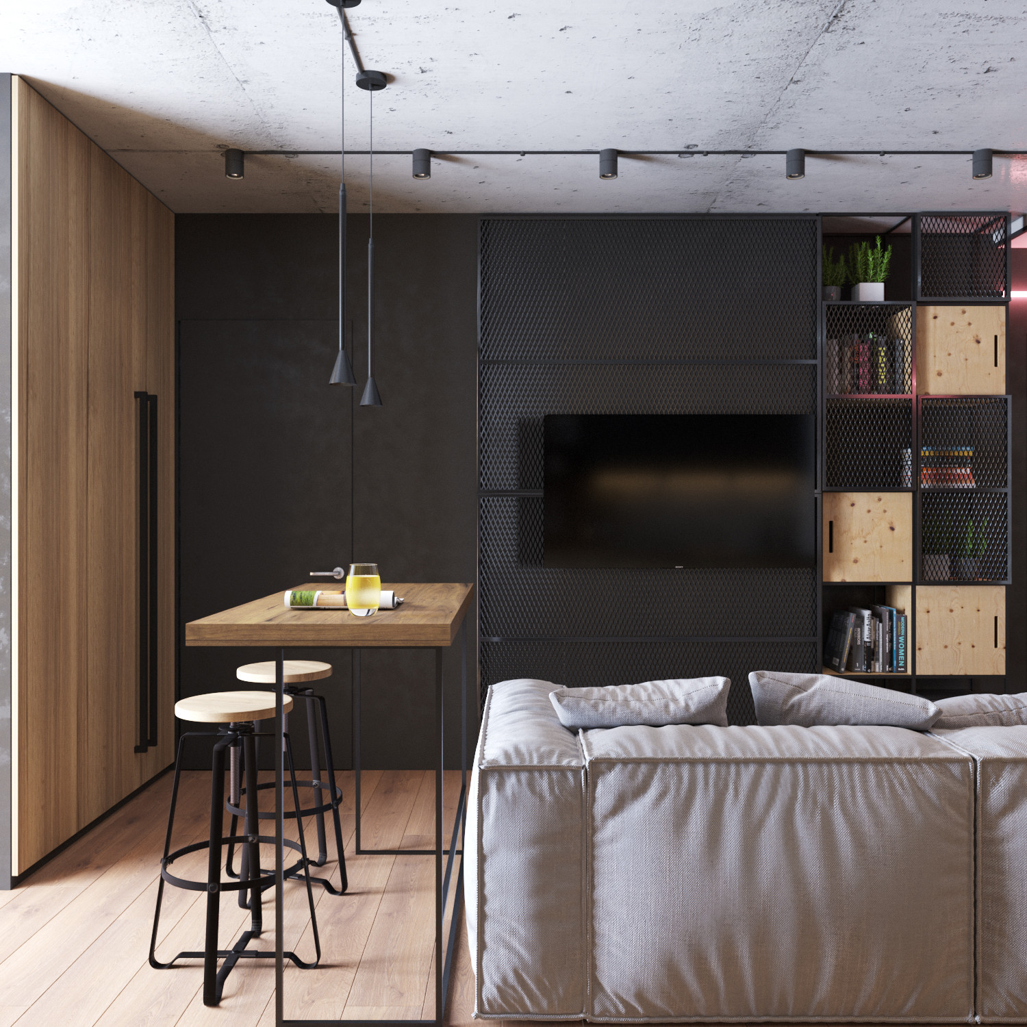 Лофт для молодой семьи