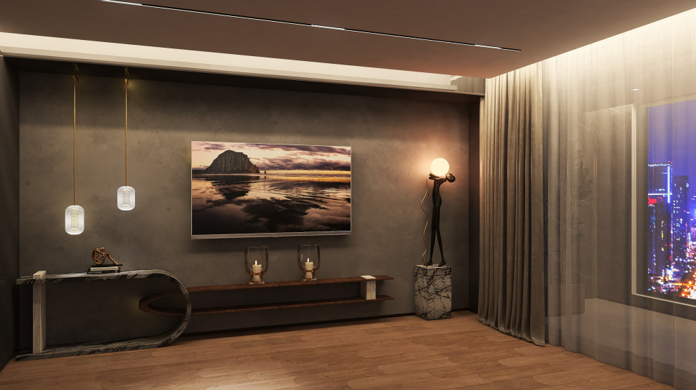 Дизайн интерьера двухкомнатной квартиры 160 кв.м. "Солнечная сторона"