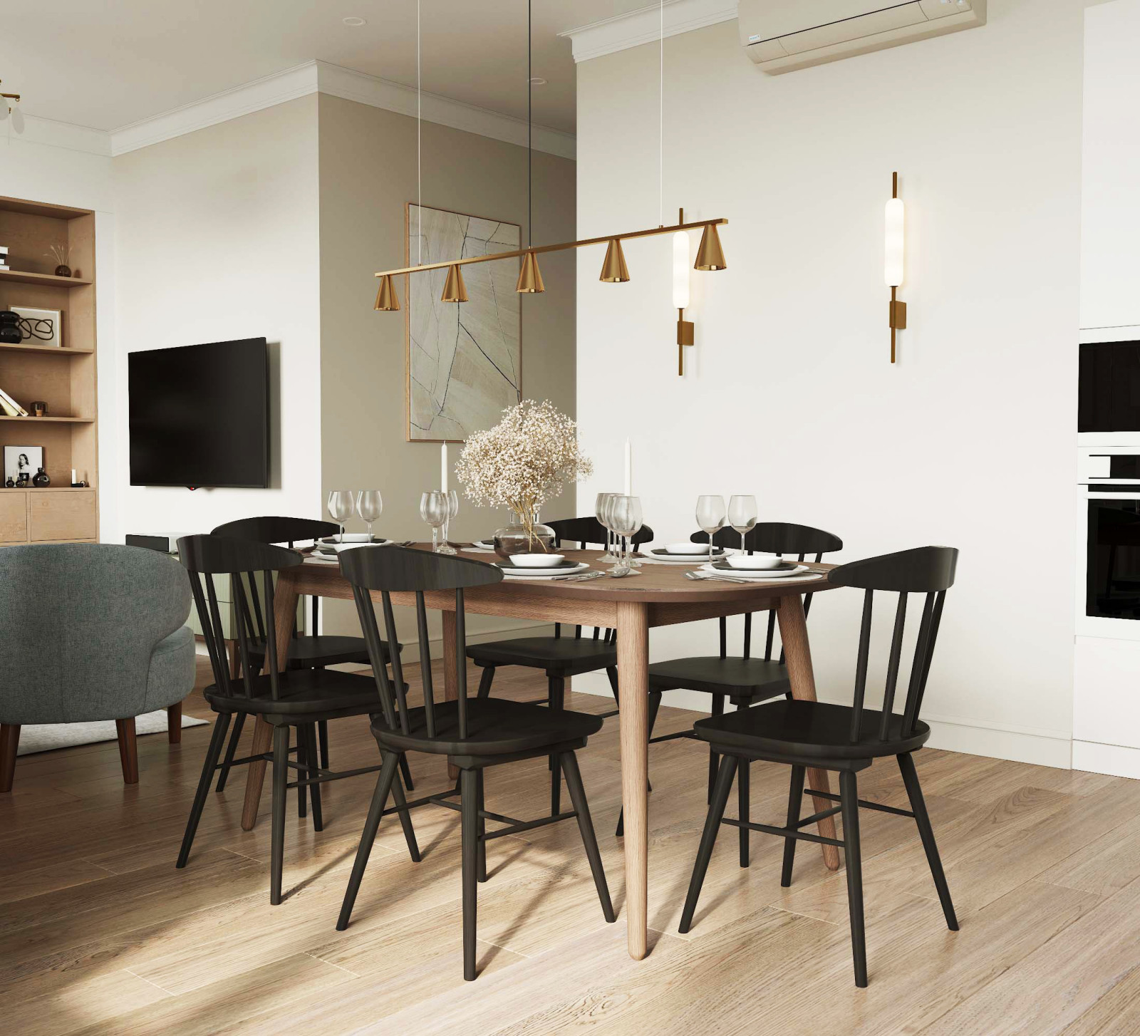 Стильная гостиная на Петровском