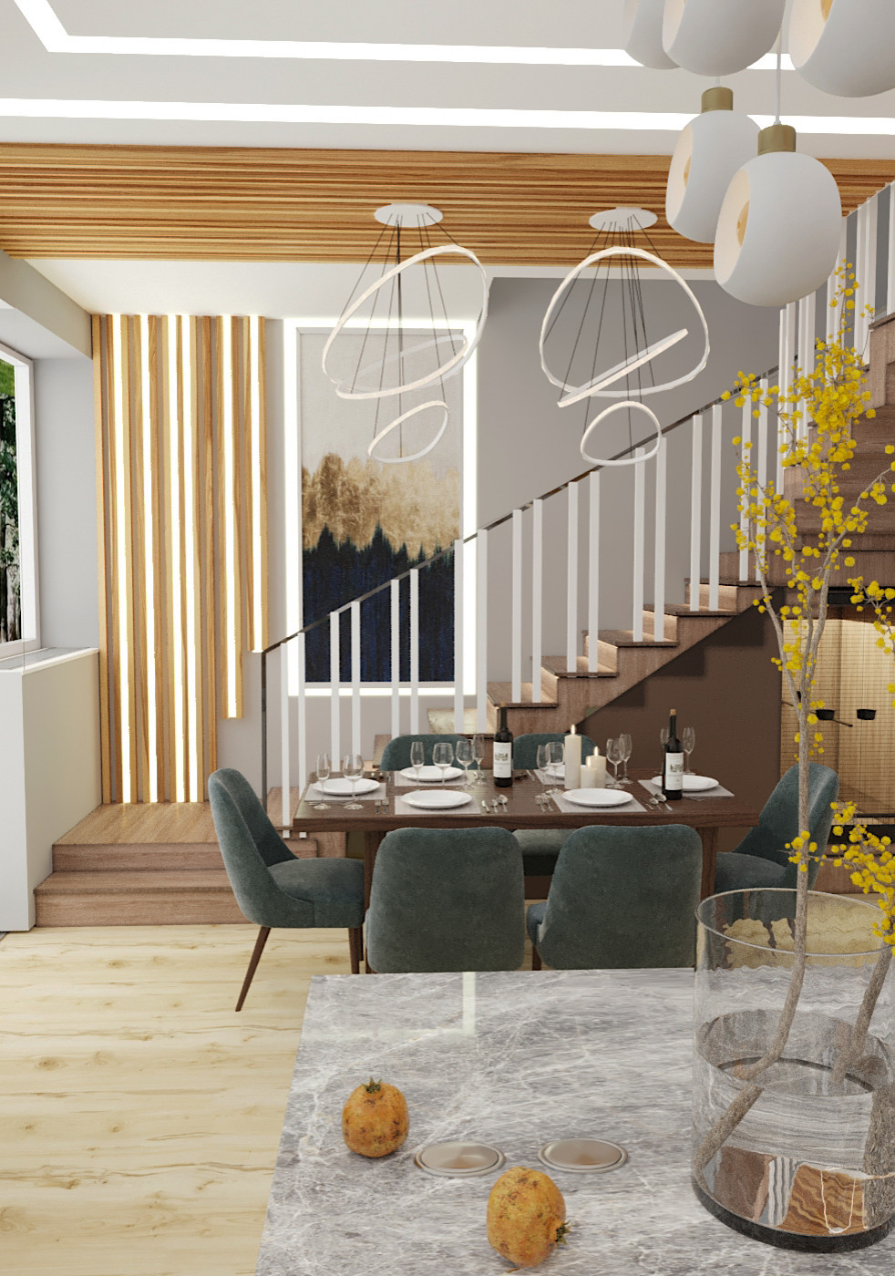 Дизайн дома в скандинавском стиле 170 кв.м. в Краснодаре