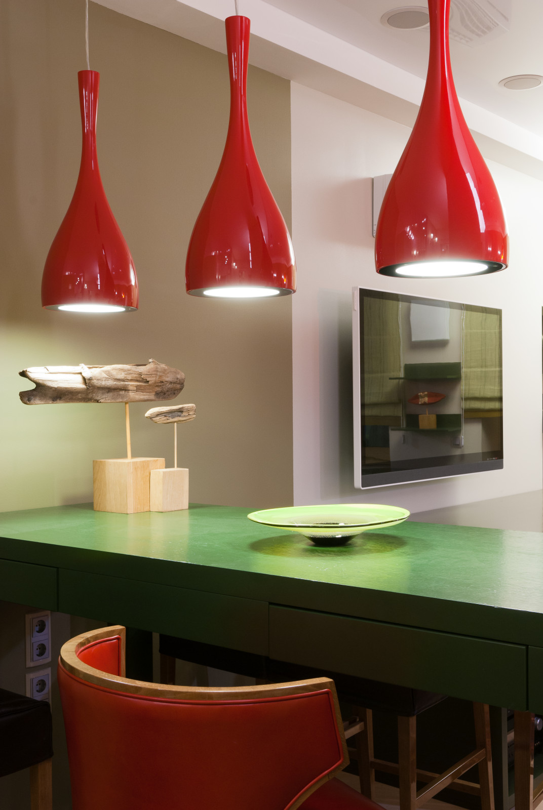 Барная стойка в гостиной