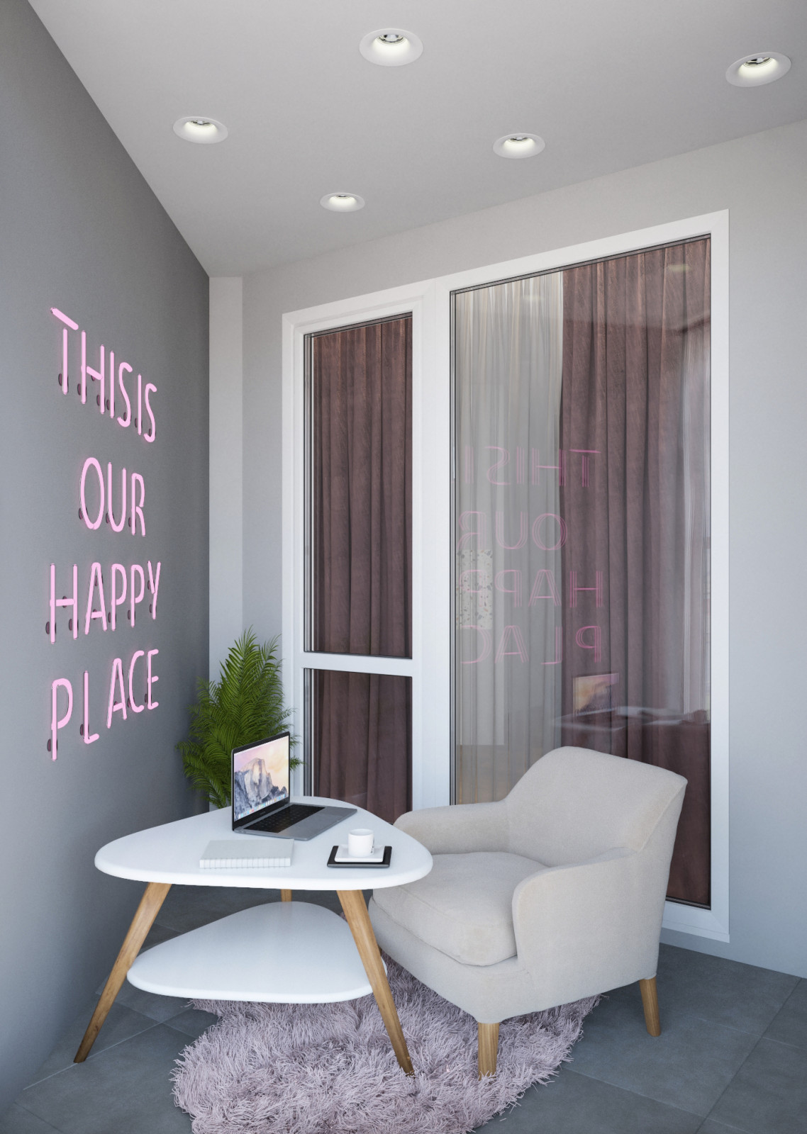 Проект квартиры для молодой девушки