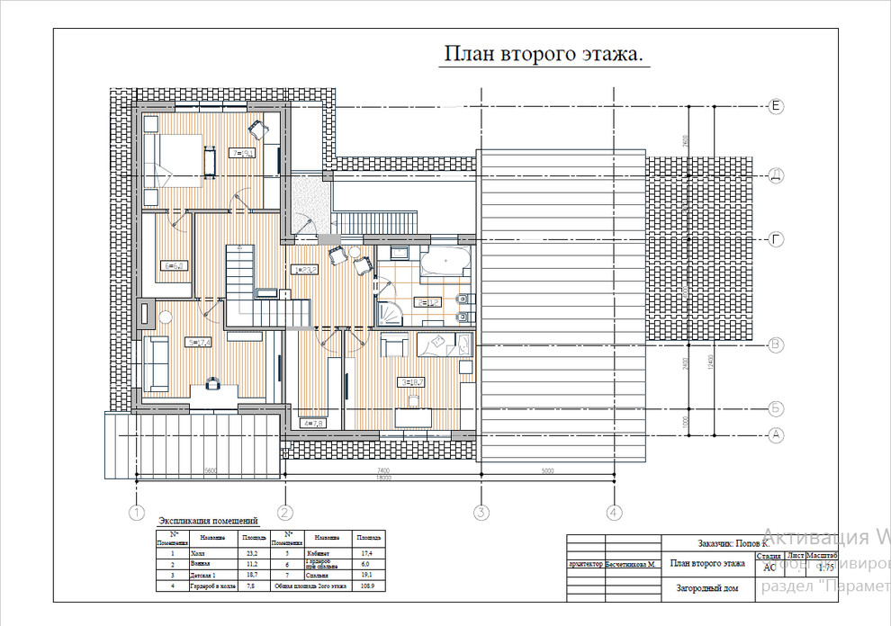 Проект частного жилого дома