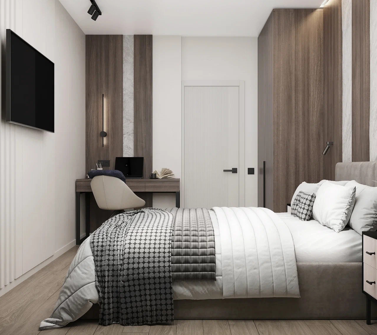 Классический стиль в двухкомнатной квартире