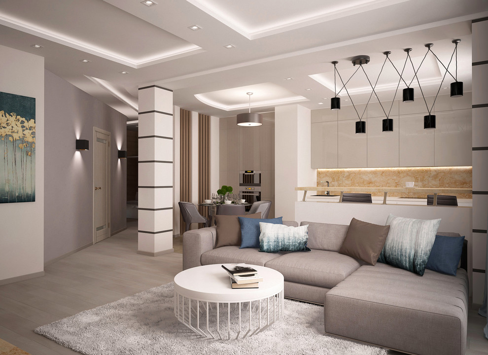 Изысканная простота. Дизайн квартиры в современном стиле.