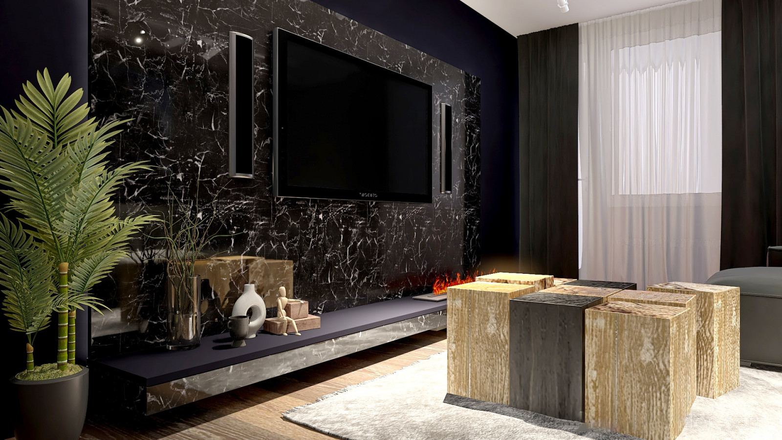 Квартира в стиле Loft, для брутального мужчины