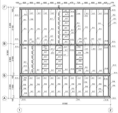 Каркасный индивидуальный дом [015.14]