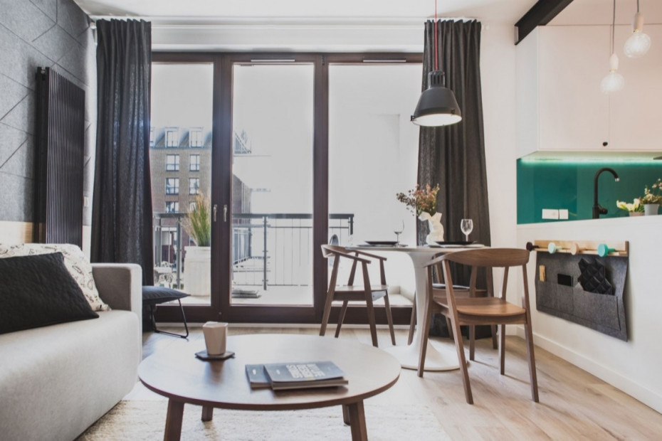 Дизайн квартиры-студии в Гданьске