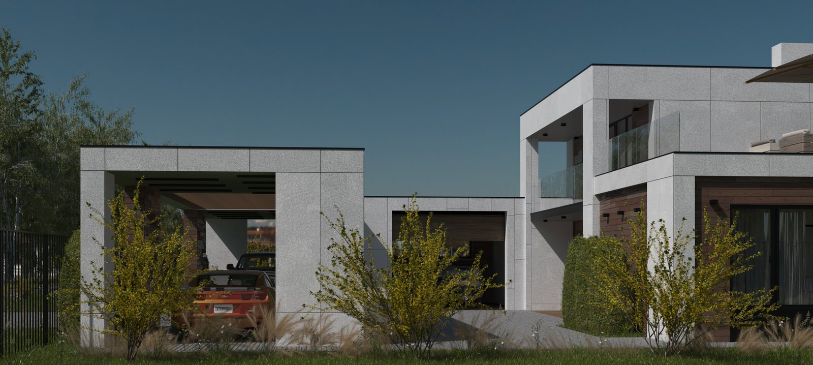 Одноэтажный жилой дом с антресолью. "Яблони-парк", г. Пенза.