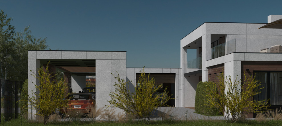 Одноэтажный жилой дом с антресолью. "Яблони-парк", г. Пенза.