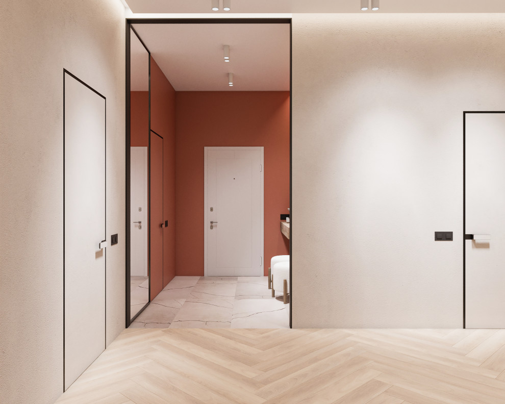 Дизайн интерьера квартиры общей площадью 121 м²