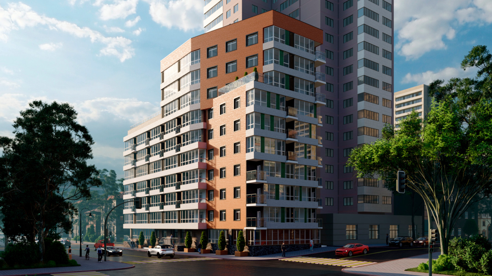 Обложка проекта: Многоквартирный дом пер. Халтуринский