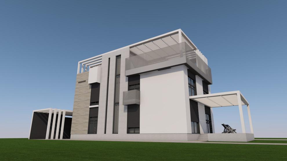 Современный аутентичный облик дома