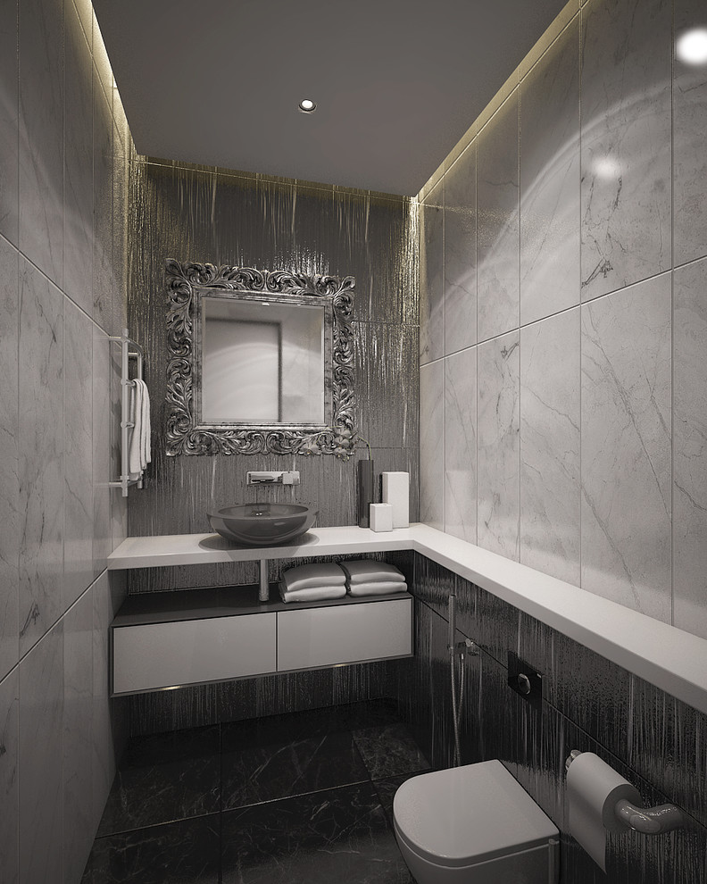 Загородный дом (280 кв.м.) для семьи с тремя детьми. Ар-деко + Современный стиль