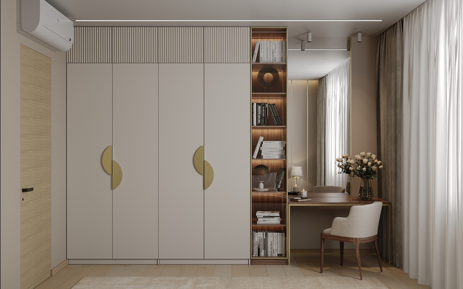 Обложка проекта: Спальня цвета торторра