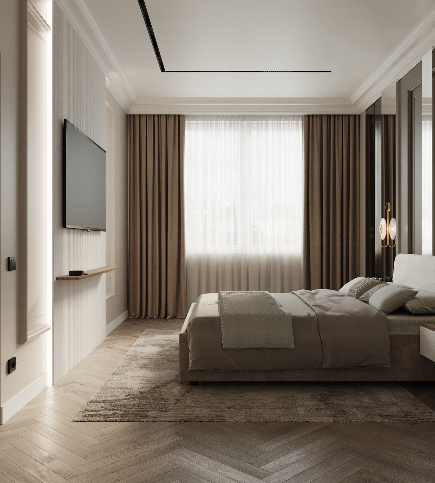 Дизайн спальни, ЖК Новоград