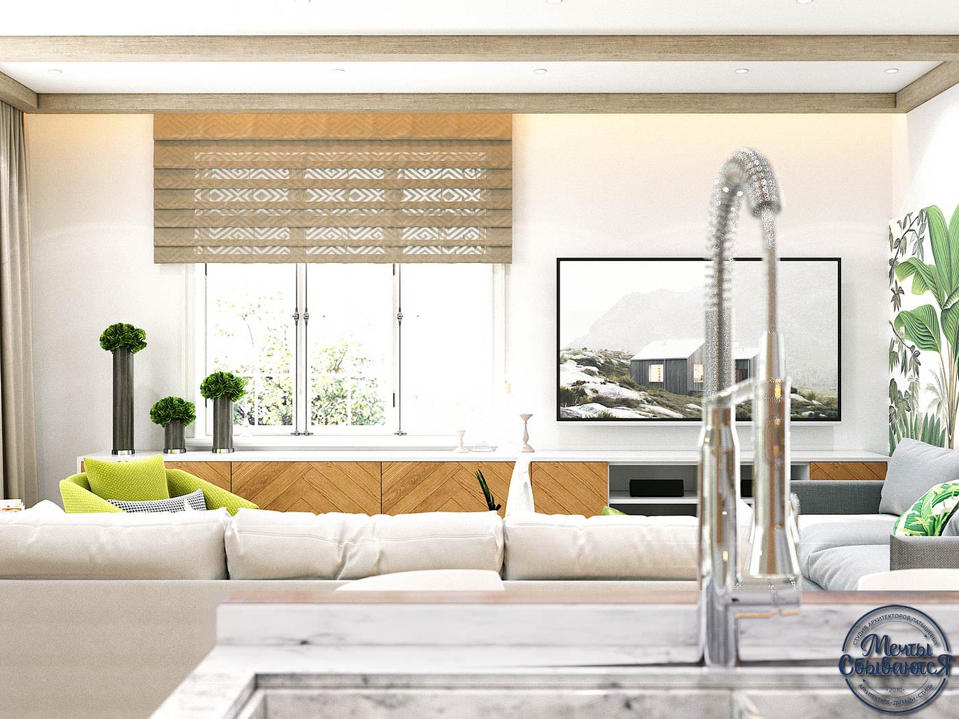 Светлый загородный дом в Челябинске