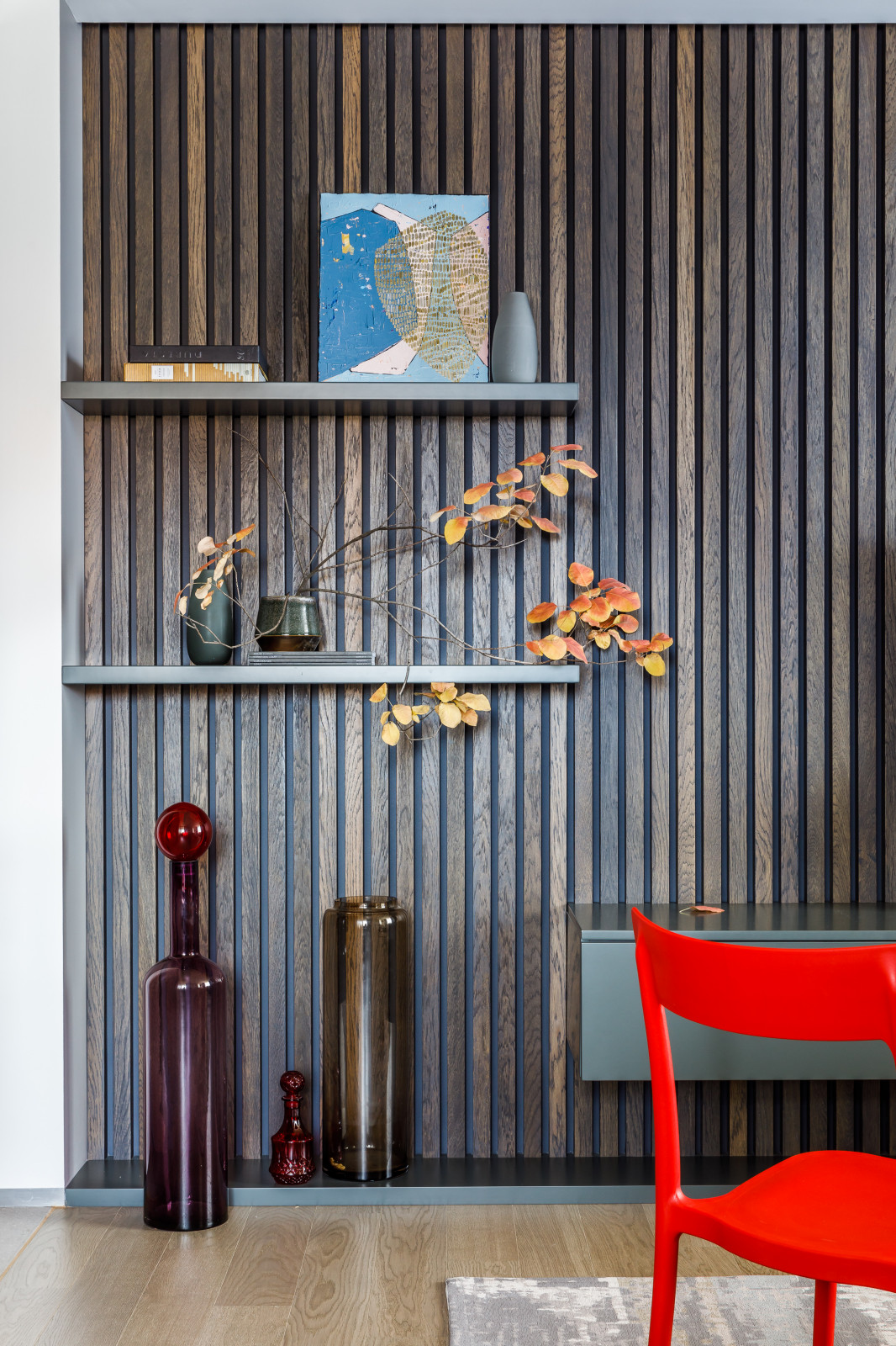 Квартира с цветными акцентами