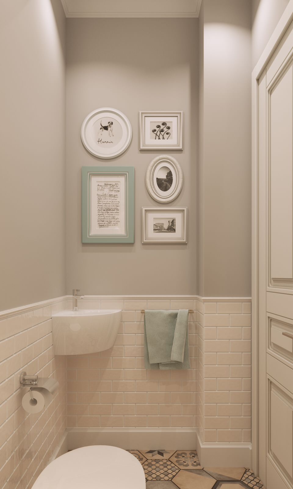 Мягкий эклектичный интерьер квартиры 205 кв.м.