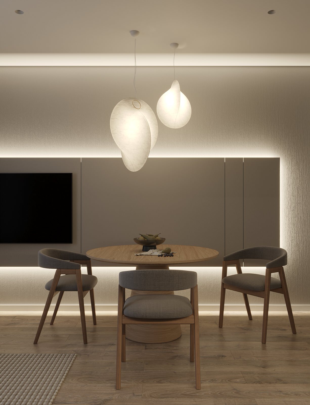 Проект квартиры для молодой семьи в Екатеринбурге.