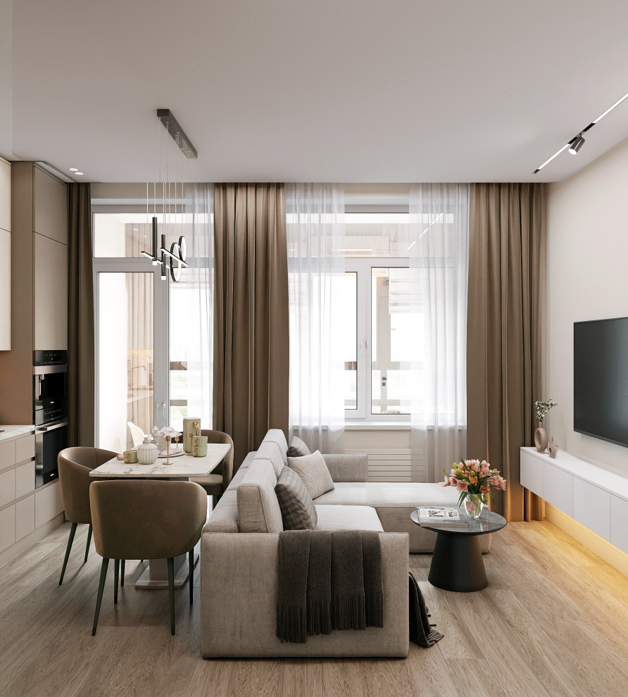 Дизайн проект Московской квартиры для семьи с сыном