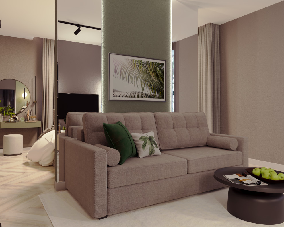 Спальная с зоной ТВ