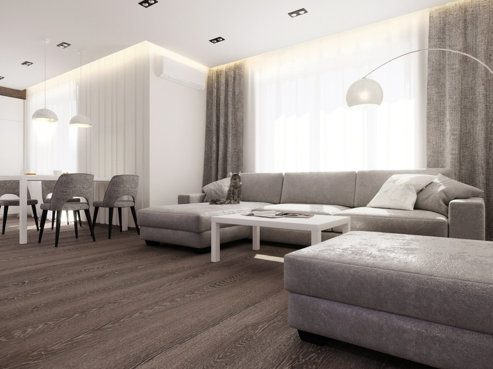 Дизайн-проект современной 3-к квартиры