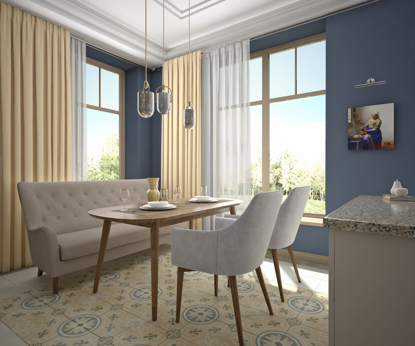 Дом с классическими элементами