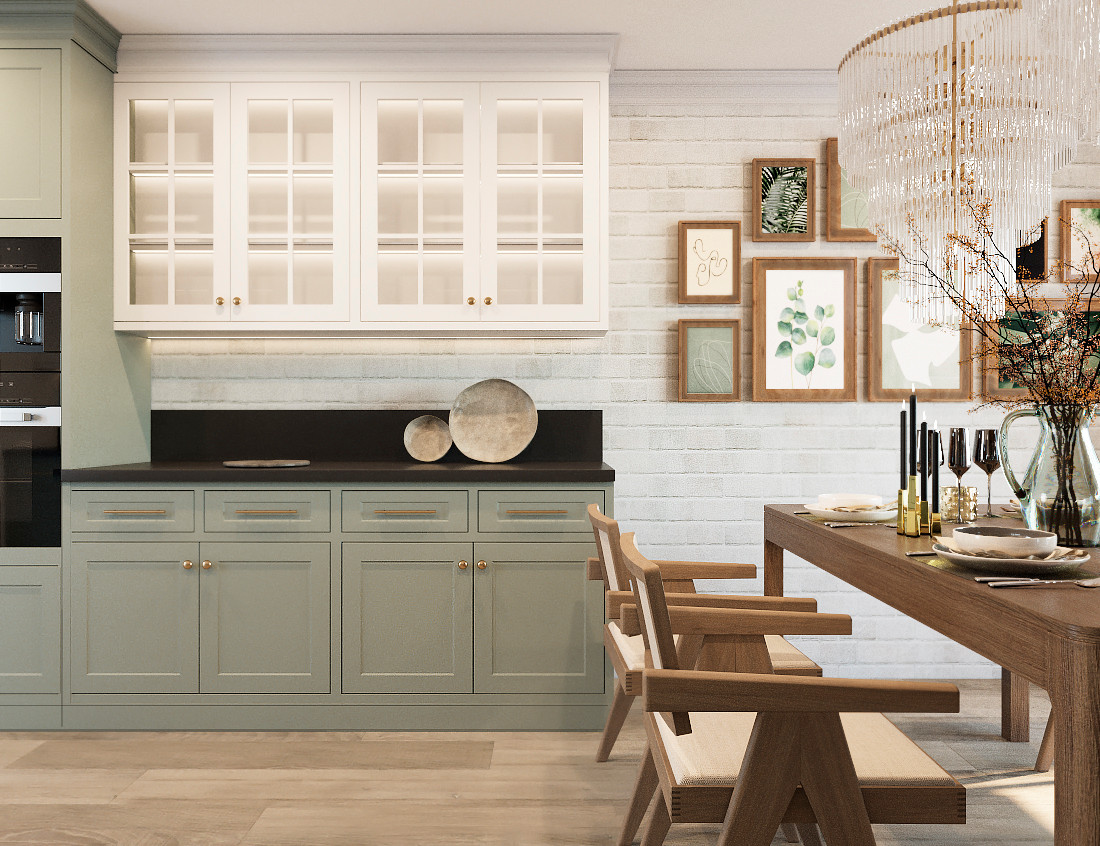 КВАРТИРА В ЦЕНТРЕ С ЭЛЕМЕНТАМИ "КОЛОНИАЛЬНОГО" СТИЛЯ