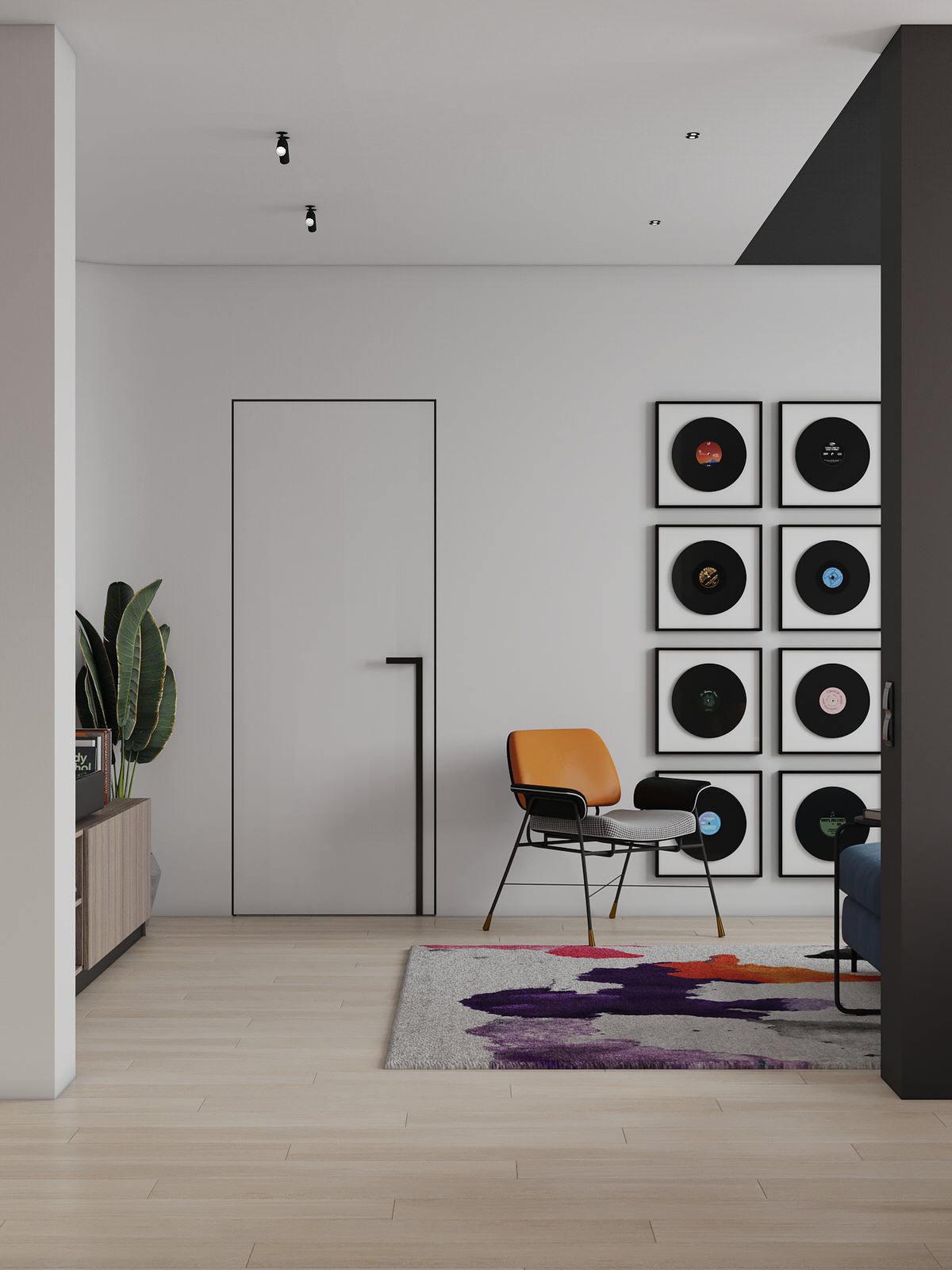 Квартира в стиле минимализма для молодой девушки