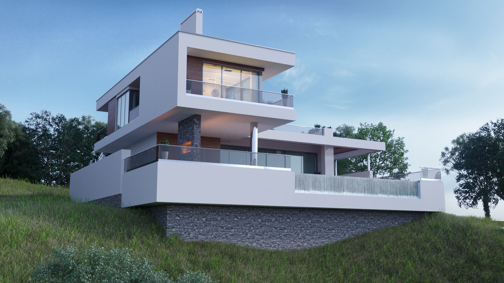 Обложка проекта: Дача на берегу озера