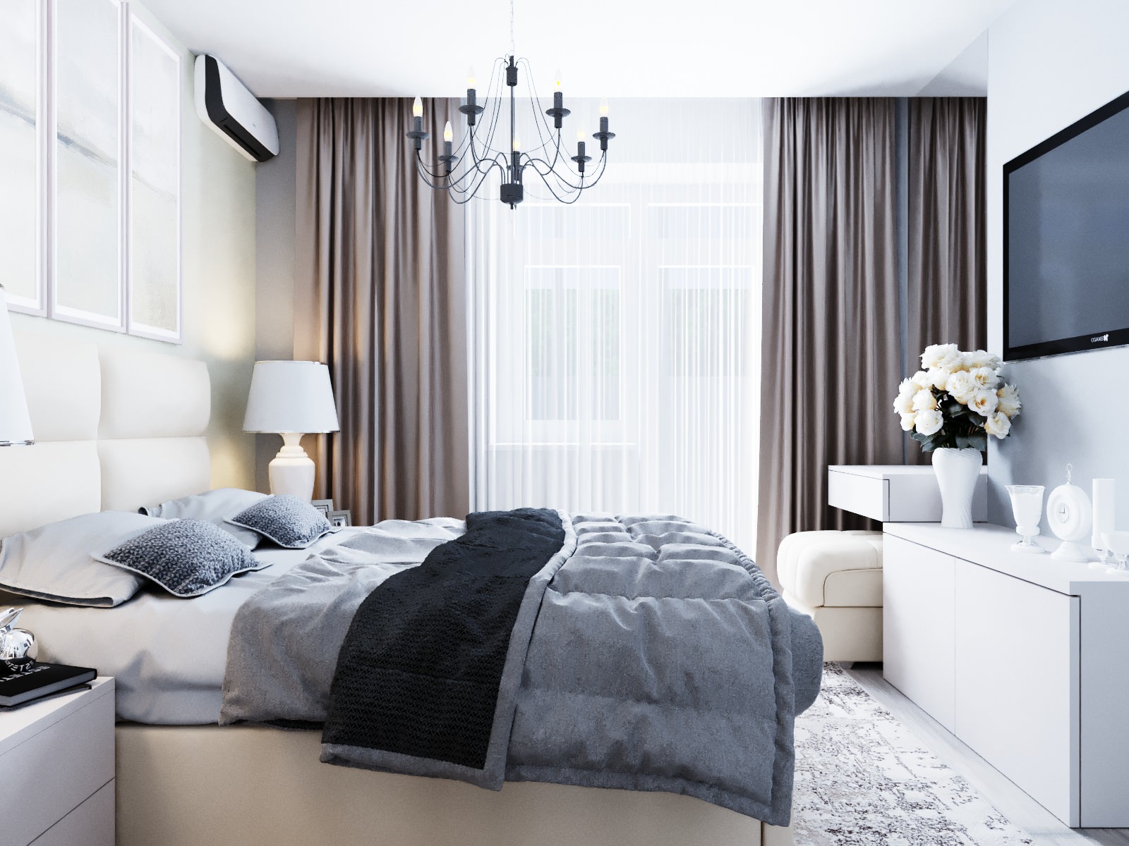 Спальня в стиле современная классика