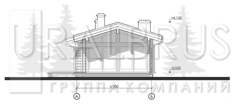 Проект бани Д  163