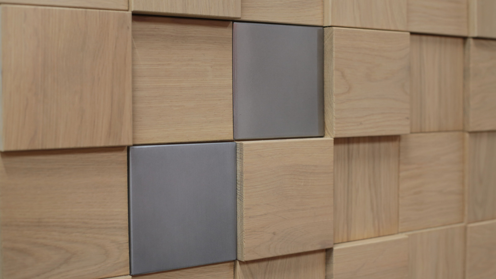 Стеновые панели Пиксели со вставками