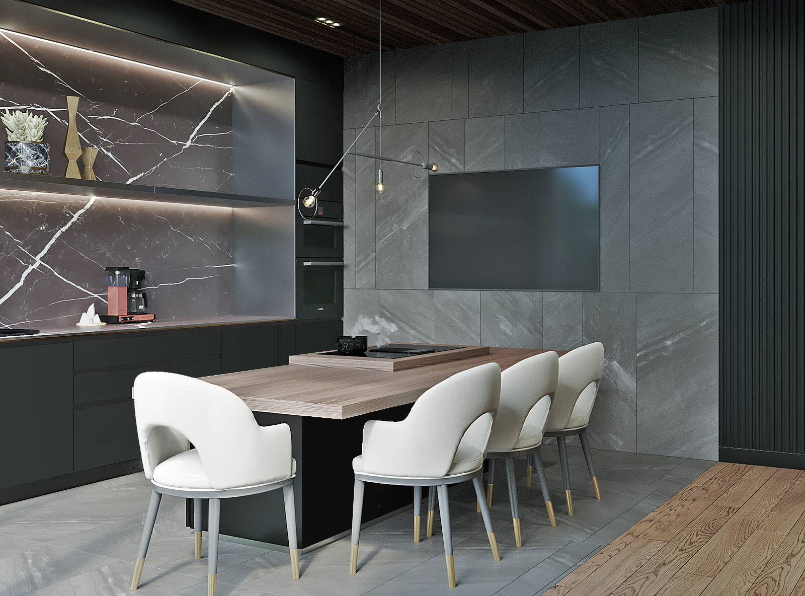 Дизайн интерьера загородного дома д. Никульское