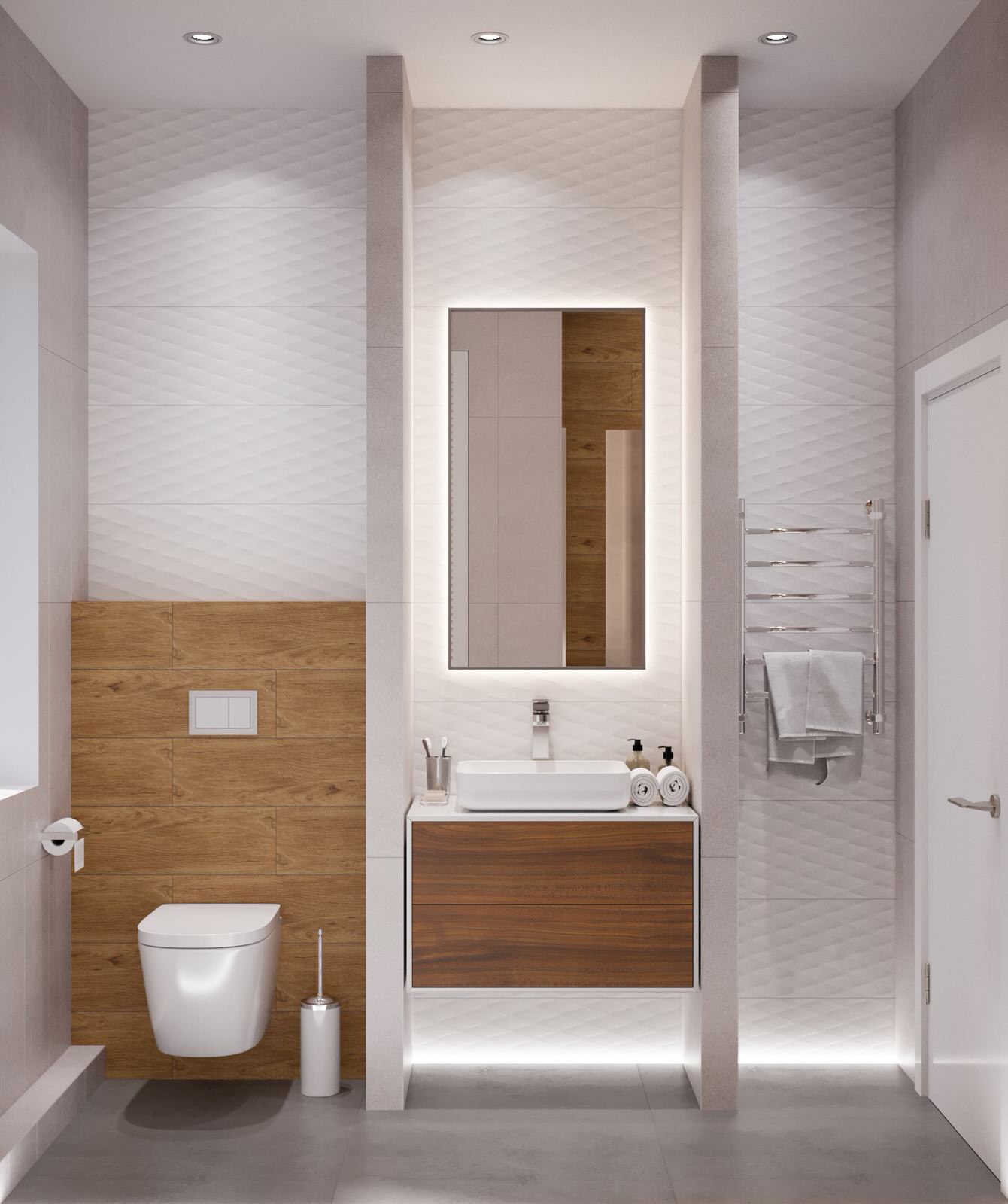 санузел, смешение 4 коллекций