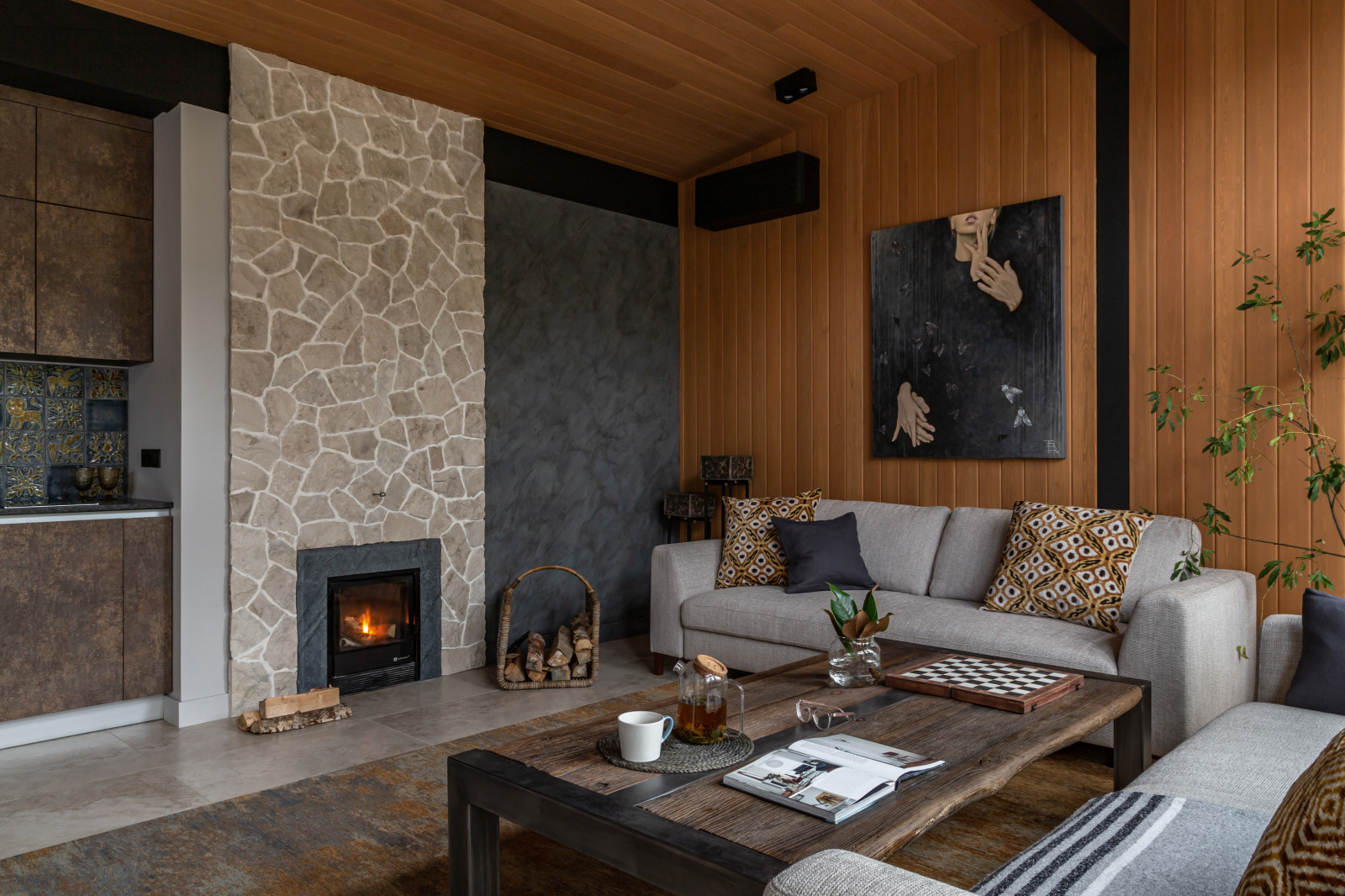 Современный банный дом 67 м² в Подмосковье