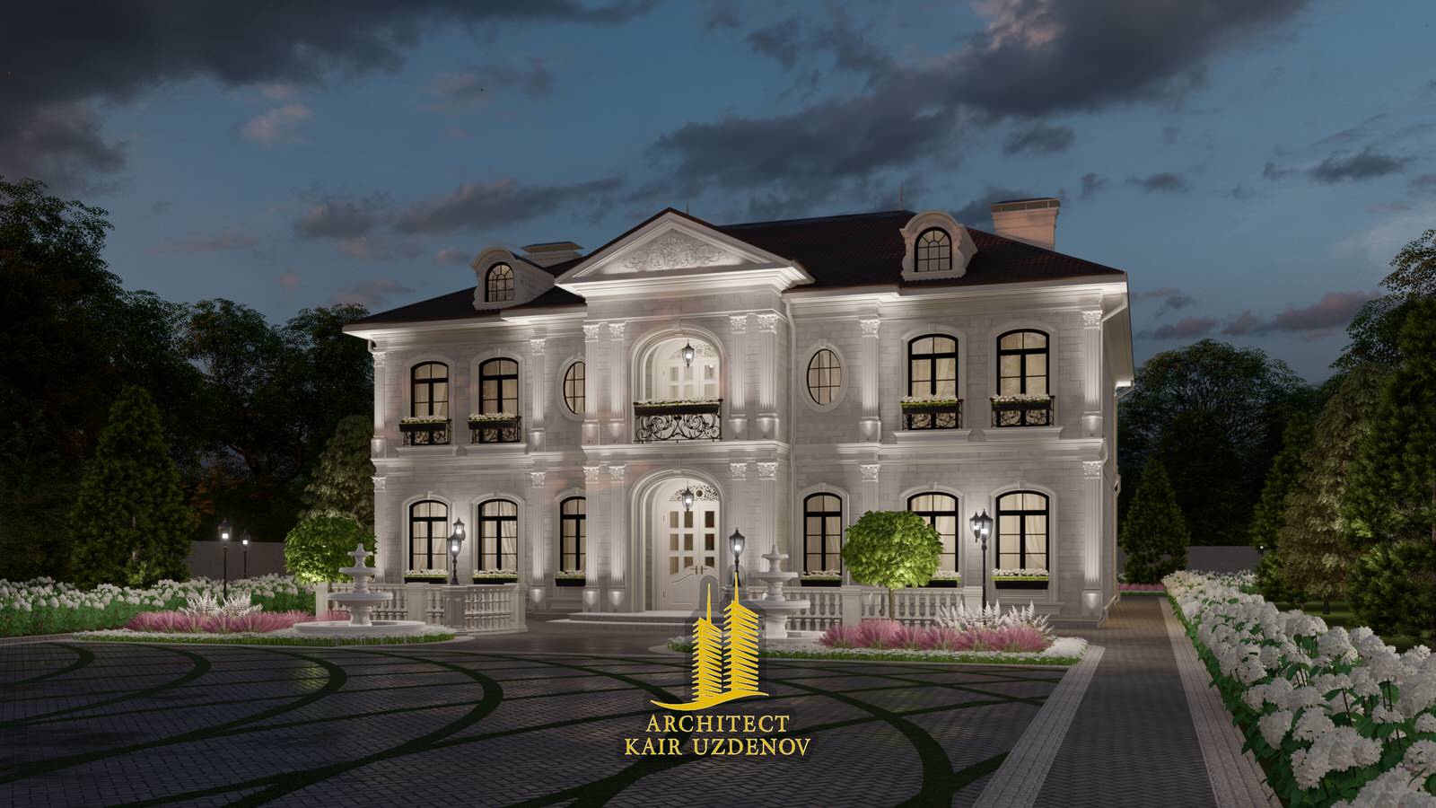 Проект дома в стиле Французский ренесанс