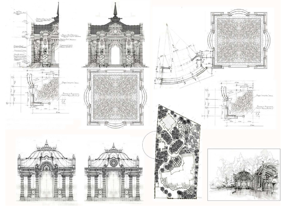 Эскизы - ландшафтный дизайн