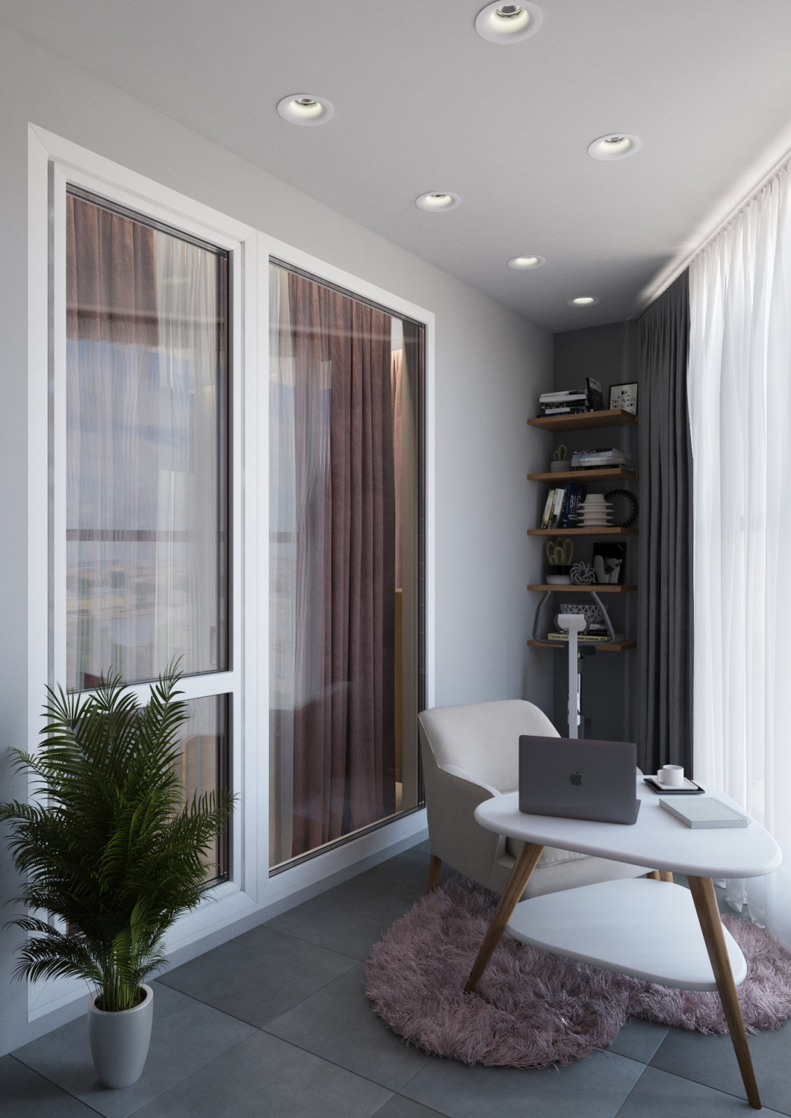 Проект квартиры для молодой девушки