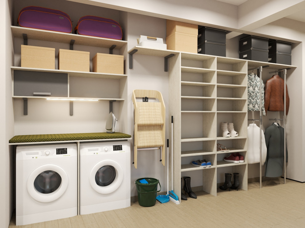 Лофтовый коридор в квартире "Сталинке"