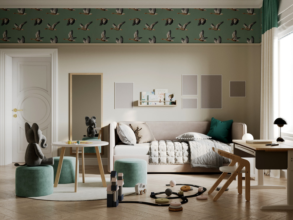 Дом с арочными окнами